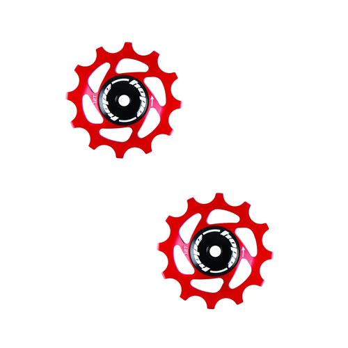 Hope 12 Tooth Jockey Wheels - Pair - Red
