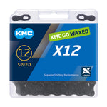KMC X12 BlackTech Pre-waxed Chain 126L