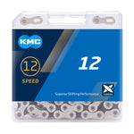 KMC Silver/Black X12 Chain 128L