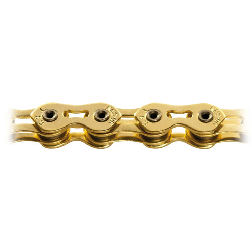 KMC K1SL Narrow Ti-N 100 Link Single Speed Chain in Gold