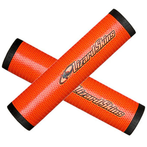 Lizard Skins DSP Bike Grips in Orange 30.3mm