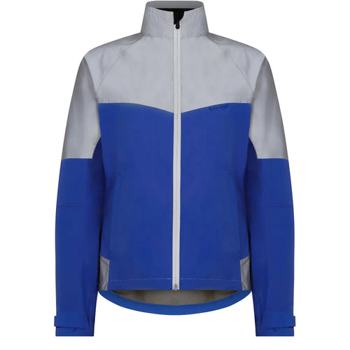 Madison Stellar Reflective Womens Waterproof Jacket in Blue