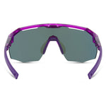 Madison Cipher Crystal Gloss Purple Sunglasses - Purple Mirror Lens