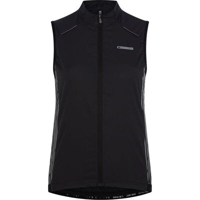 Madison Stellar Reflective Windproof Women's Gilet - Size 8 / Black