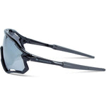Code Breaker Gloss Black Sunglasses - Silver Mirror Lens