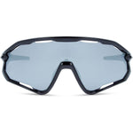 Code Breaker Gloss Black Sunglasses - Silver Mirror Lens