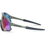 Madison Code Breaker Midnight Green Sunglasses - Purple Mirror Lens