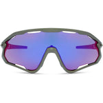 Madison Code Breaker Midnight Green Sunglasses - Purple Mirror Lens