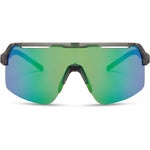 Crypto Air Crystal Smoke Sunglasses - Green Mirror Lens