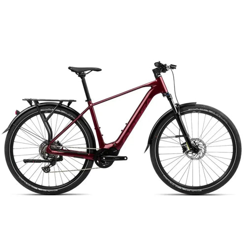 Orbea Kemen 40 Trekking Bike in Metallic Burgundy Red