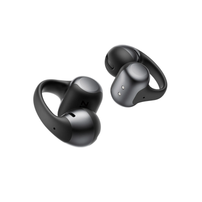 Shokz OpenDots One open-ear clip-on earbuds in Black