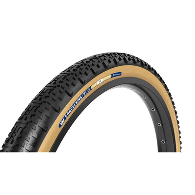 Panaracer Gravelking X1 Plus TLR Tubeless Gravel Tyre In Black Brown