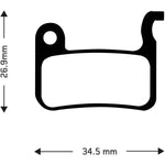 AztecSintered Disc Brake Pads for Shimano XTR M975 / M965 / M966 / Saint M800 PBA0108