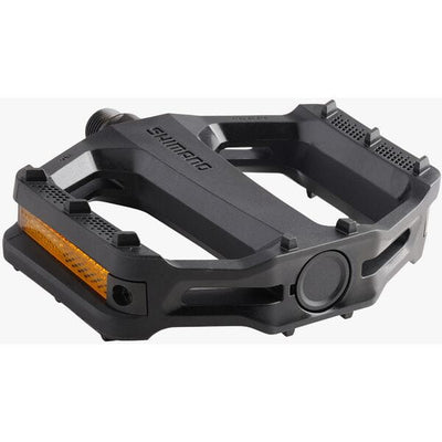 Shimano PD-EF102 Flat Pedals, Resin, Black