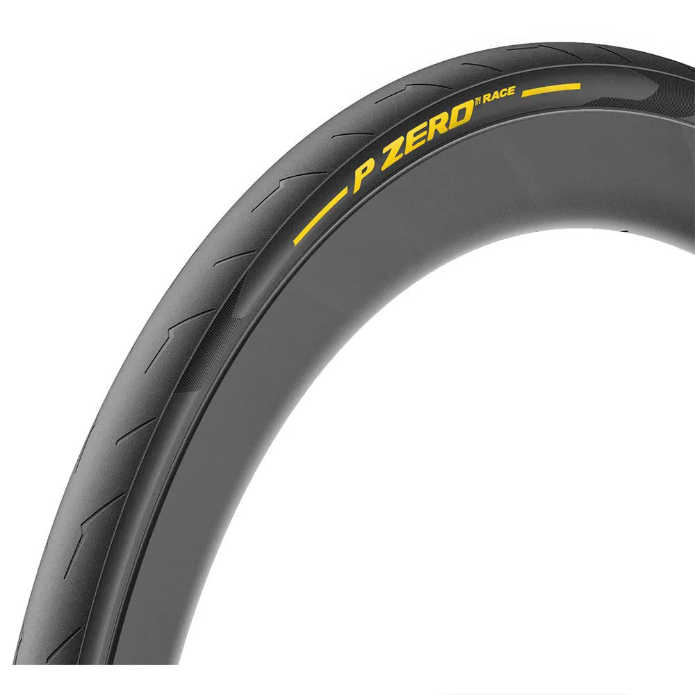 Pirelli P Zero Race TLR 700c Road Bike Tyre in Yellow