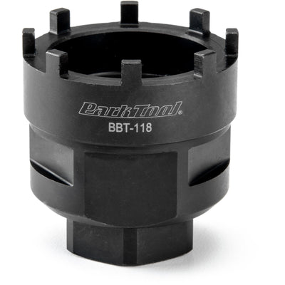 Park Tool BBT-118 - Heavy Duty Steel Bottom Bracket Tool - 8-notch cups: Shimano / ISIS