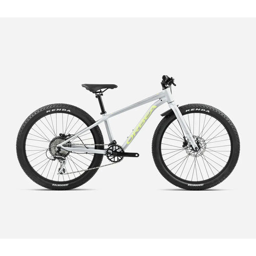 2024 Orbea MX24 Team Disc 24 Inch Kids Mountain Bike in Spicy Lime