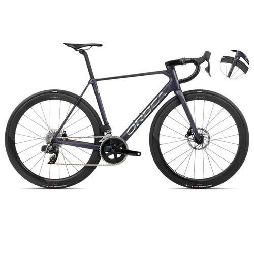 Orbea Orca M31eltd Pwr Road Bike In Tanzanite Matt/Carbon Raw