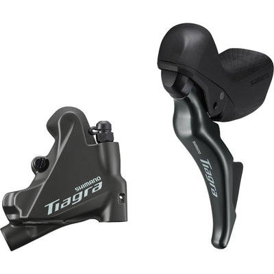 Shimano ST-4725 Tiagra short reach lever STI bled with BR-4770 flat mount calliper - Double / Left