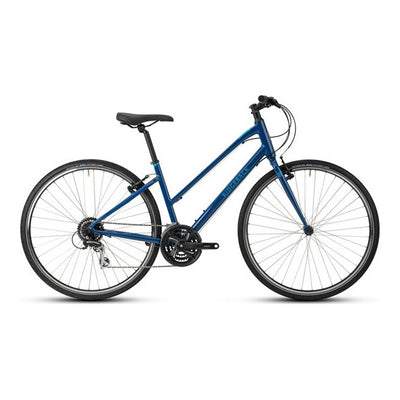 Ridgeback Velocity Open Frame Hybrid Bike, Dark Blue - image 1