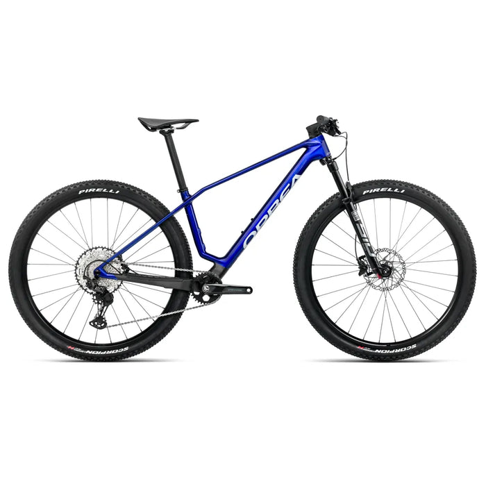 2025 Orbea Alma M30 Deore Carbon Hardtail Mountain Bike in Blue