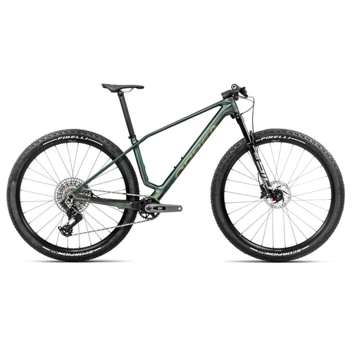 2025 Orbea Alma M-PRO AXS Carbon Hardtail Mountain Bike in Seaweed