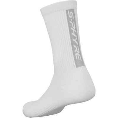 Shimano Unisex, S-PHYRE FLASH Socks, White, Size - Small