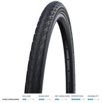 Delta Cruiser Plus P/Guard 26 x 1 3/8 Blk/Refl