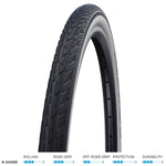 Schwalbe Road Cruiser K-Guard Tyre in Black
