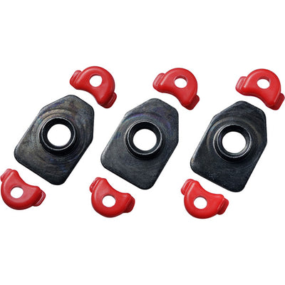 Shimano Cleat Nut Set, RC9, Set for One Shoe