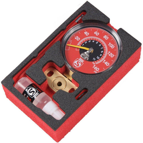 Silca Super Pista Gauge (HP 160PSI) Red