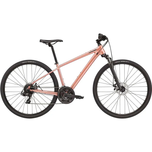 2023 Cannondale Quick CX Women's 4 Hybrid Bike in Salmon