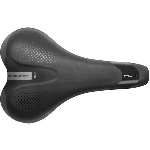 Sportourer Garda Lady's Gel Flow Bike Saddle in Black