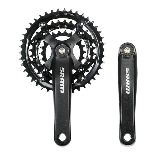 Truvativ SRAM S600 8spd Triple Square Taper Chainset in Black