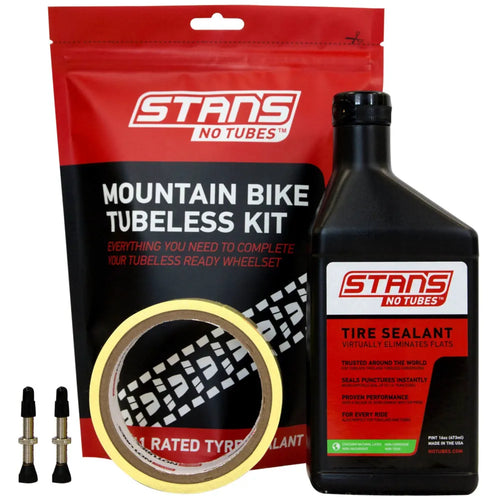 Stans No Tubes MTB Tubeless Conversion Kit - 27mm Tape/35mm Valves