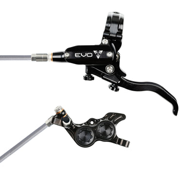 Hope Tech 4 EVO GR4 - Black/Black - Braided - No Rotor
