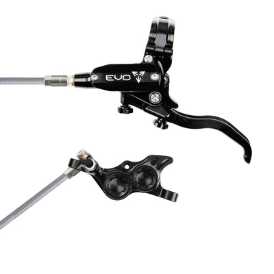 Hope Tech 4 EVO TR4 - Black/Black - Braided - No Rotor