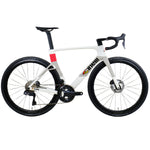 Cinelli Aeroscoop Ultegra Di2 Road Bike In Coral White