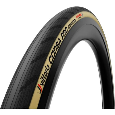 Vittoria Corsa PRO  Control Tubeless Ready Road Tyres in Tan