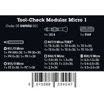 Wera Tool-Check Modular Micro 1, 21 Pieces