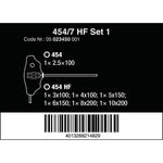 Wera 454/7 HF Screwdriver Set T-Handle Screwdrivers Hex-Plus