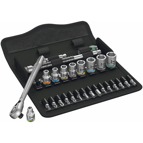 Wera 8100 SA 8 Zyklop Ratchet Set With Switch Lever 1/4