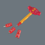Wera VDE Insulated T-Handle Ratchet Screwdriver for 1/4" Sockets