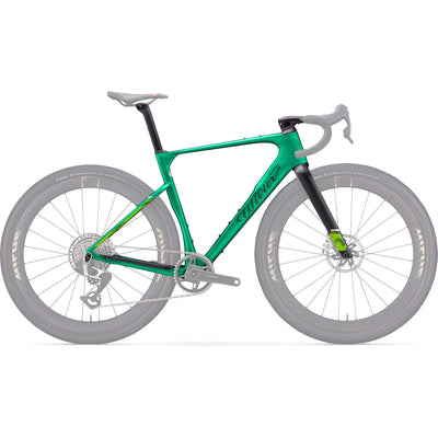 Wilier Rave SLR ID2 Frameset In Pixel Green With Stemma S2