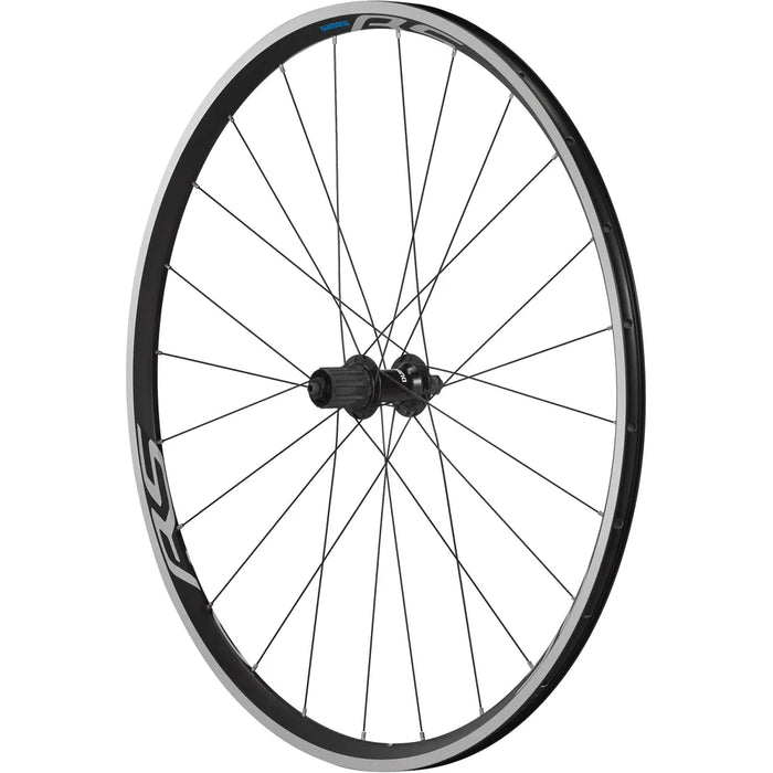 Shimano WH-RS100 700c Rim Brake Clincher Road Rear Wheel in Black