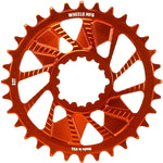Wheels Manufacturing Wheels MFG Chainring - Anodized Sram T-Type - 32 teeth / Orange