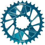 Wheels Manufacturing Wheels MFG Chainring - Anodized Sram T-Type - 32 teeth / Teal
