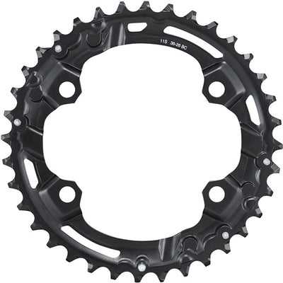 Shimano FC-M5100-2 Deore 11 speed double outer chainring, 36T-BC for 36-26T