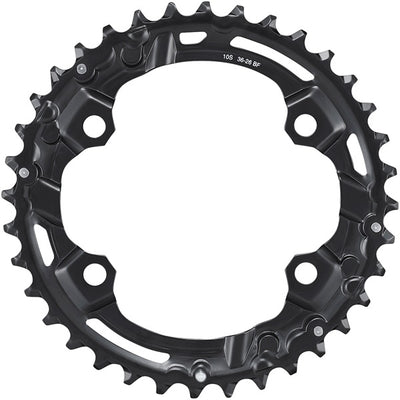 Shimano FC-M4100 Deore 10 speed double outer chainring 36T-BF for 36-26T