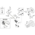 Shimano HB-M618 lock ring and washer